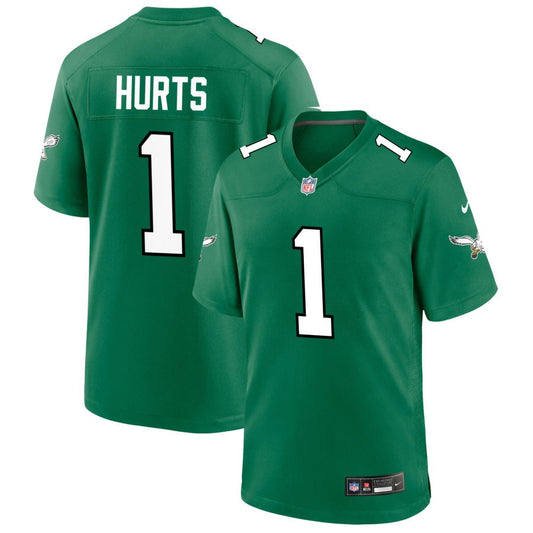 Jalen Hurts Philadelphia Eagles Nike Alternate Game Jersey - Kelly Green