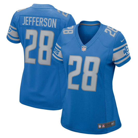 Jermar Jefferson Detroit Lions Nike Women's Game Jersey - Blue