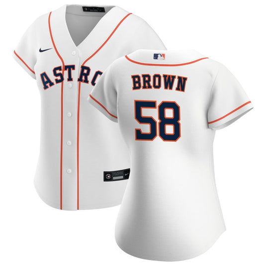 Hunter Brown Houston Astros Nike Women's Home Replica Jersey - White