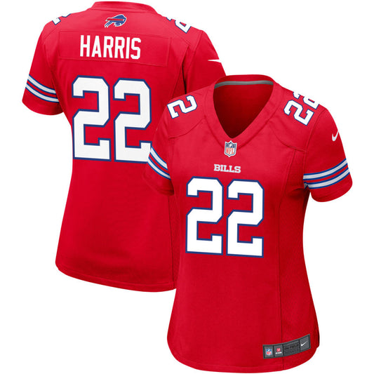 Damien Harris Buffalo Bills Nike Women's Alternate Game Jersey - Red