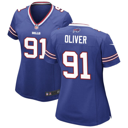 Ed Oliver Buffalo Bills Nike Women's Game Jersey - Royal