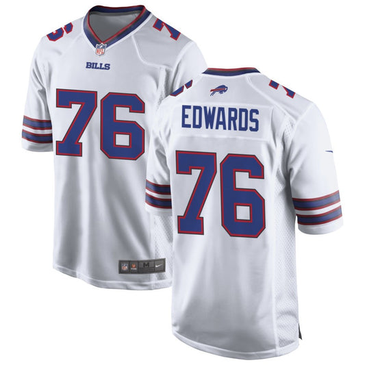 David Edwards Buffalo Bills Nike Game Jersey - White