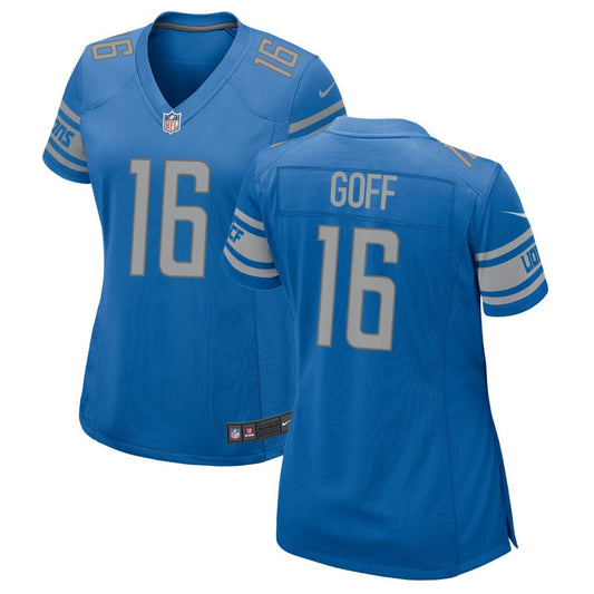 Jared Goff Detroit Lions Nike Women's Game Jersey - Blue