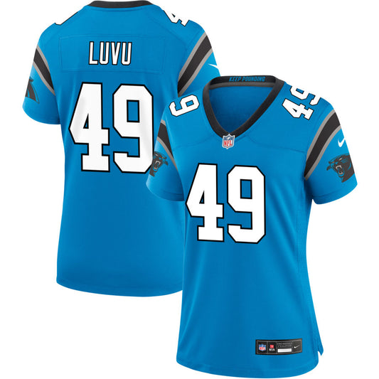 Frankie Luvu  Carolina Panthers Nike Women's Alternate Game Jersey - Blue