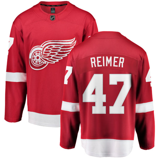 James Reimer Detroit Red Wings Fanatics Branded Home Breakaway Jersey - Red