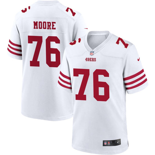 Jaylon Moore San Francisco 49ers Nike Game Player Jersey - White