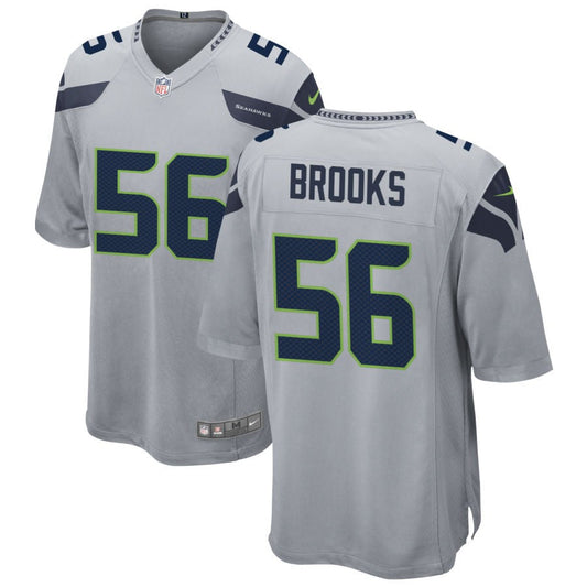 Jordyn Brooks Seattle Seahawks Nike Alternate Game Jersey - Gray