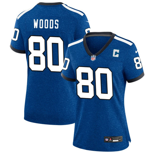 Jelani Woods Indianapolis Colts Nike Women's Indiana Nights Alternate Game Jersey - Royal