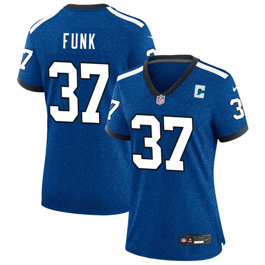 Jake Funk Indianapolis Colts Nike Women's Indiana Nights Alternate Game Jersey - Royal