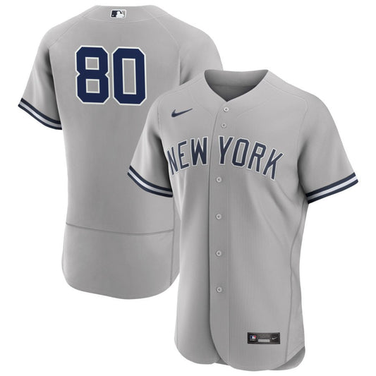 Everson Pereira New York Yankees Nike Road Authentic Jersey - Gray