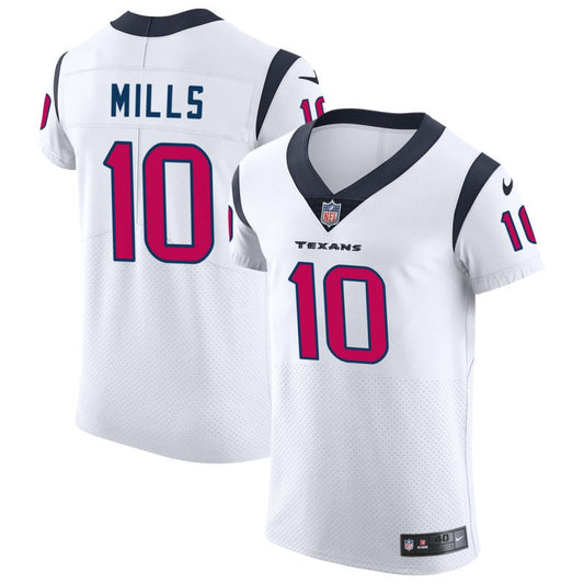 Davis Mills Houston Texans Nike Vapor Untouchable Elite Jersey - White