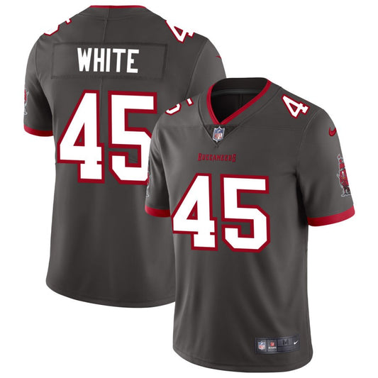 Devin White Tampa Bay Buccaneers Nike Vapor Untouchable Elite Alternate Jersey - Pewter