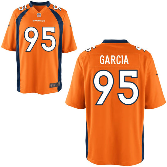 Elijah Garcia Denver Broncos Nike Youth Game Jersey - Orange