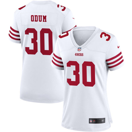 George Odum San Francisco 49ers Nike Women's Game Jersey - White