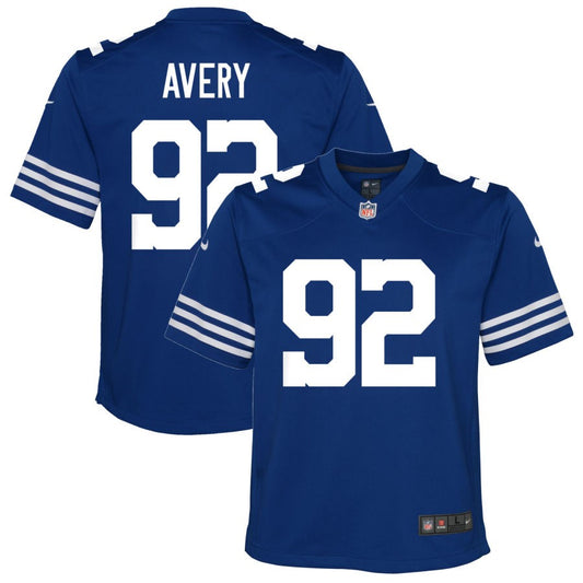 Genard Avery Indianapolis Colts Nike Youth Alternate Game Jersey - Royal