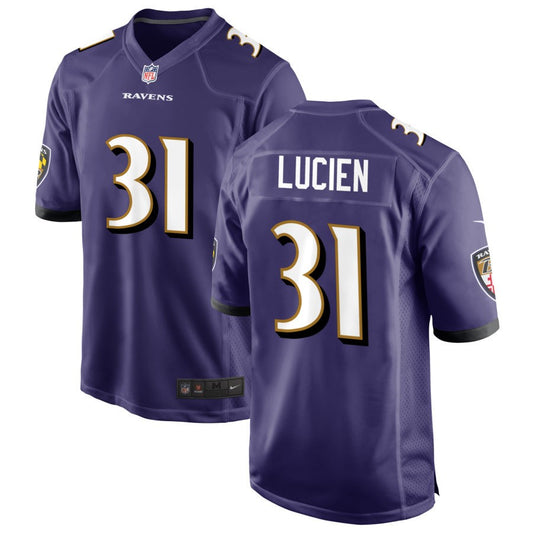 Jeremy Lucien Baltimore Ravens Nike Game Jersey - White