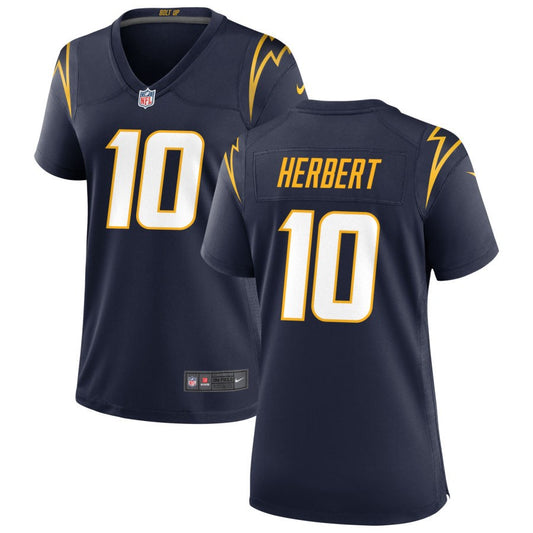 Justin Herbert Los Angeles Chargers Nike Women's Alternate Game Jersey - Navy