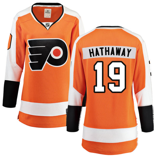 Garnet Hathaway Philadelphia Flyers Fanatics Branded Women's Home Breakaway Jersey - Orange