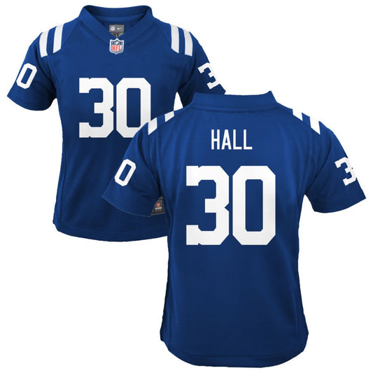 Darren Hall Nike Indianapolis Colts Youth Game Jersey - Royal