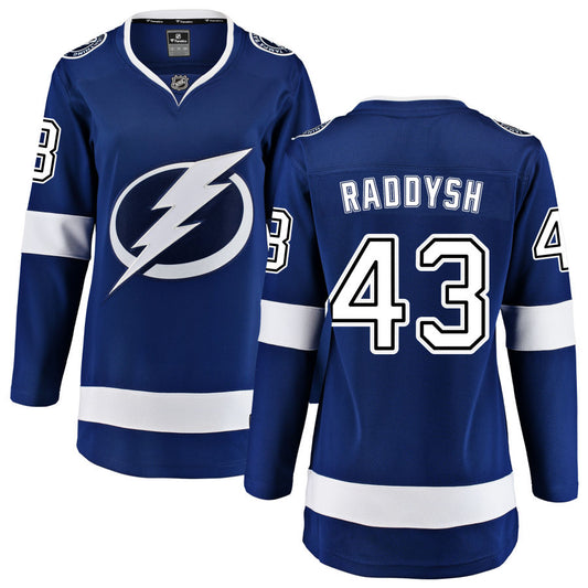 Darren Raddysh Tampa Bay Lightning Fanatics Branded Women's Home Breakaway Jersey - Blue
