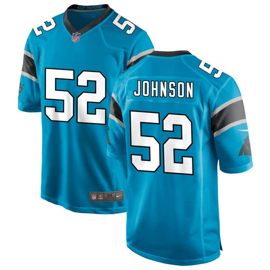 DJ Johnson Carolina Panthers Nike Alternate Game Jersey - Blue