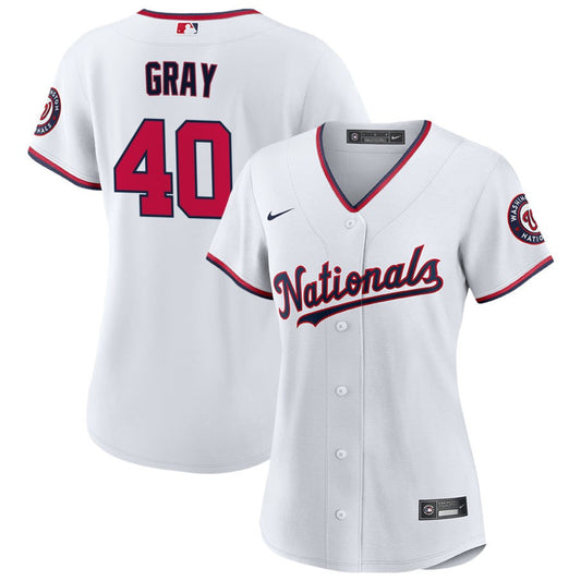 Josiah Gray Washington Nationals Nike Women's Replica Jersey - White
