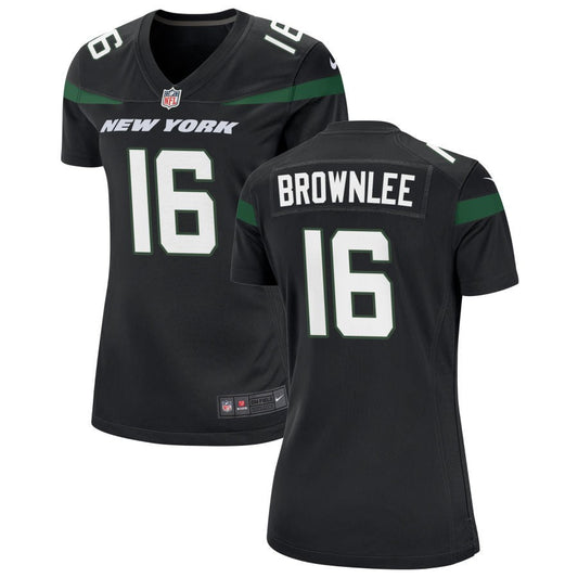 Jason Brownlee New York Jets Nike Women's Alternate Game Jersey - Stealth Black