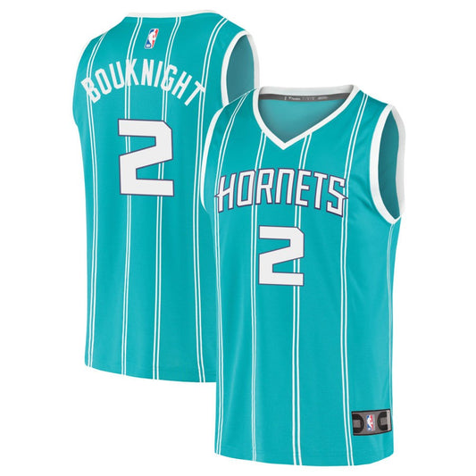 James Bouknight Charlotte Hornets Fanatics Branded Youth 2020 Fast Break Replica Jersey - Icon Edition - Teal