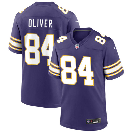Josh Oliver Minnesota Vikings Nike Classic Game Jersey - Purple