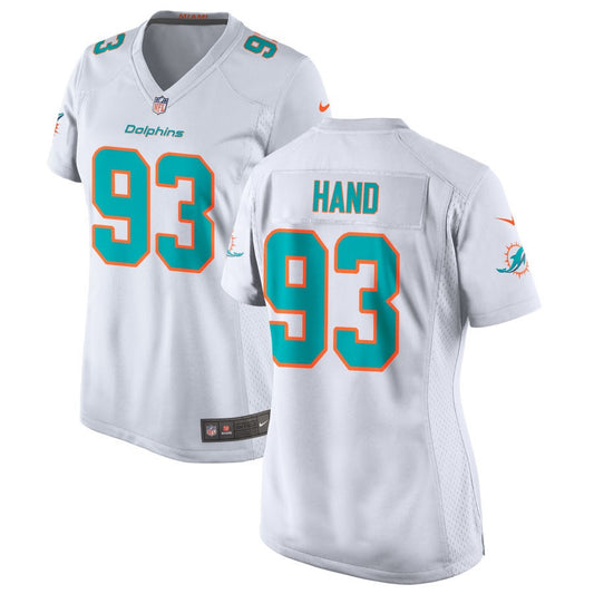 Da'Shawn Hand Miami Dolphins Nike Women's Jersey - White