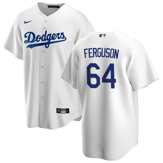 Caleb Ferguson Los Angeles Dodgers Nike Home Replica Jersey - White