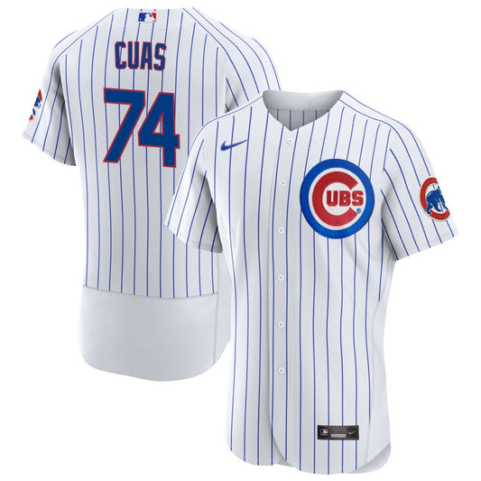 Jose Cuas Chicago Cubs Nike Home Authentic Jersey - White