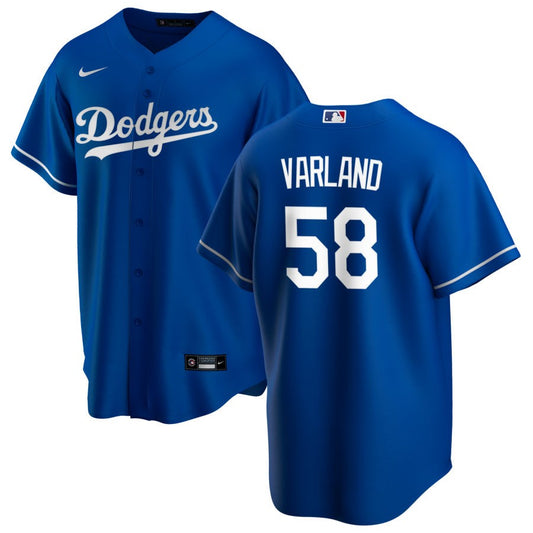 Gus Varland Los Angeles Dodgers Nike Alternate Replica Jersey - Royal