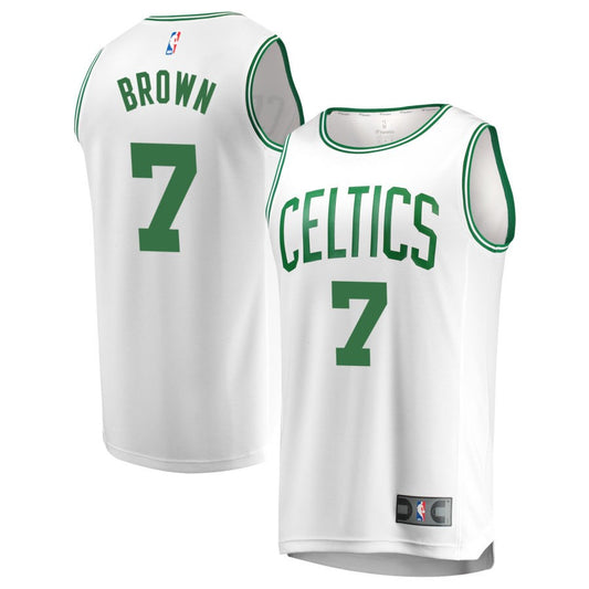Jaylen Brown Boston Celtics Fanatics Branded Fast Break Replica Jersey - Association Edition - White