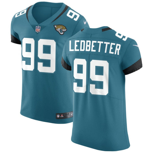 Jeremiah Ledbetter Jacksonville Jaguars Nike Vapor Untouchable Elite Jersey - Teal