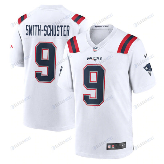 JuJu Smith-Schuster 9 New England Patriots Men Game Jersey - White