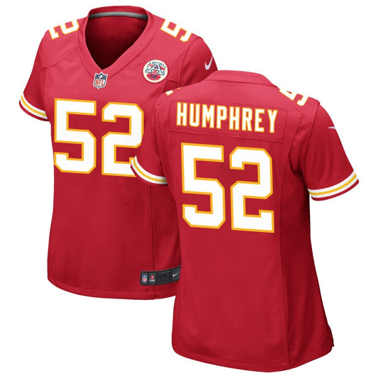 Creed Humphrey Kansas City Chiefs Nike Women's Game Jersey - Red