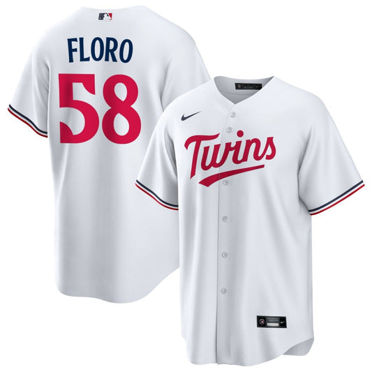 Dylan Floro Minnesota Twins Nike Home Replica Jersey - White