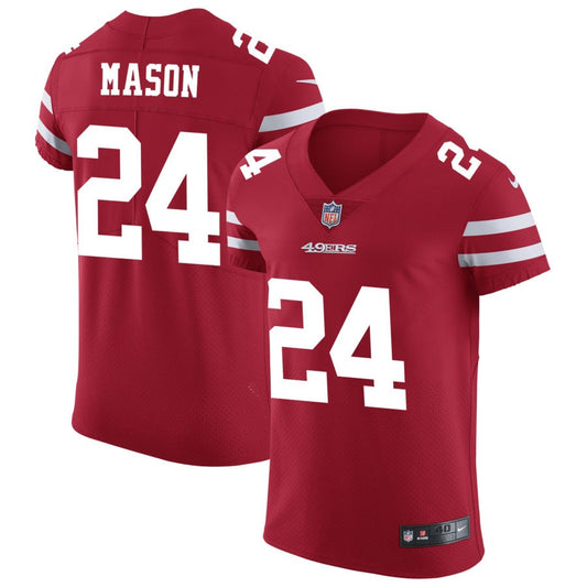 Jordan Mason San Francisco 49ers Nike Vapor Untouchable Elite Jersey - Scarlet