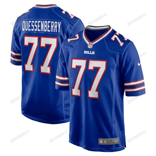 David Quessenberry Buffalo Bills Game Player Jersey - Royal