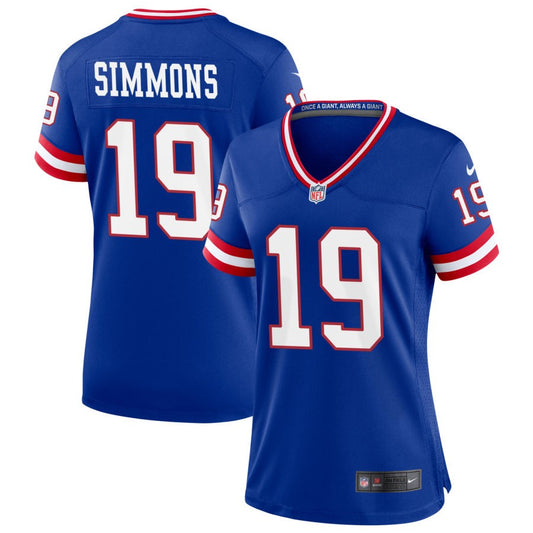 Isaiah Simmons New York Giants Nike Women's Classic Game Jersey - Royal