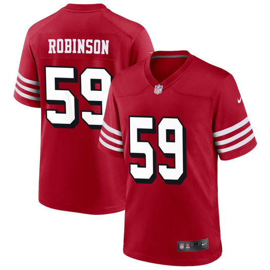 Curtis Robinson San Francisco 49ers Nike Alternate Game Jersey - Scarlet