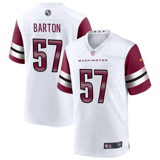 Cody Barton Washington Commanders Nike Game Player Jersey - White