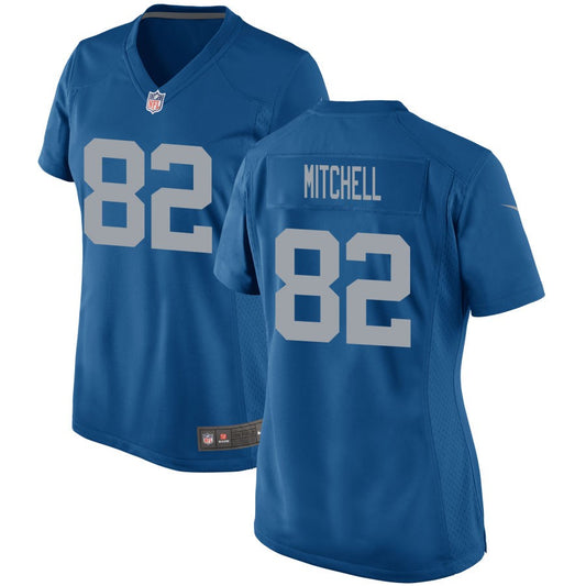 James Mitchell Detroit Lions Nike Women's Throwback Game Jersey - Blue