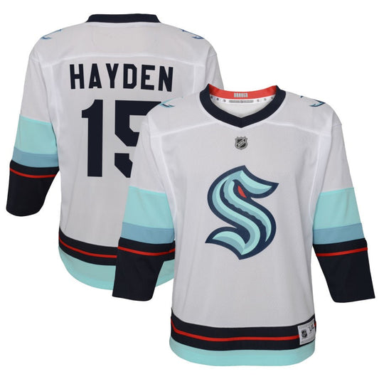 John Hayden Seattle Kraken Toddler Away Replica Jersey - White