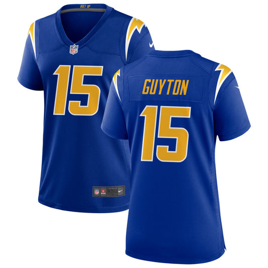 Jalen Guyton Los Angeles Chargers Nike Women's Alternate Game Jersey - Royal