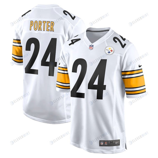 Joey Porter Jr. 24 Pittsburgh Steelers Men's Away Game Jersey - White