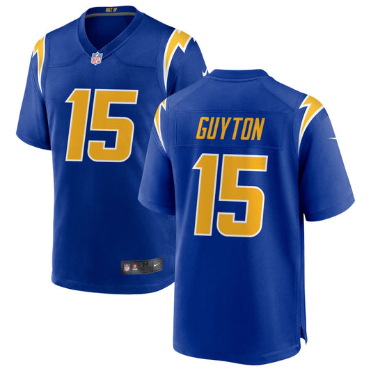 Jalen Guyton Los Angeles Chargers Nike Alternate Game Jersey - Royal