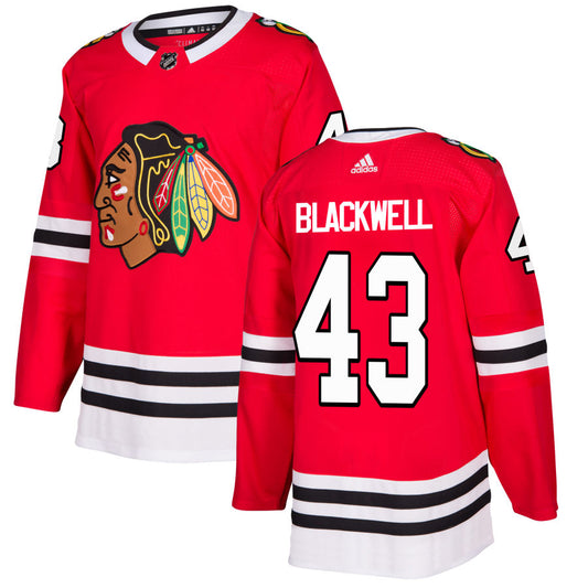 Colin Blackwell Chicago Blackhawks adidas Authentic Jersey - Red
